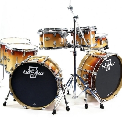 ludwig epic series modular kit tabacco fade 20/20/10/12/14/16/13sn