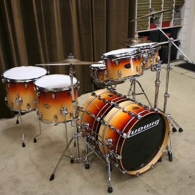 ludwig epic series modular kit tabacco fade 20/20/10/12/14/16/13sn