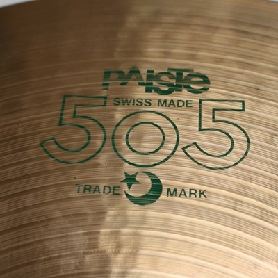 paiste 505 green label 16 crash 972