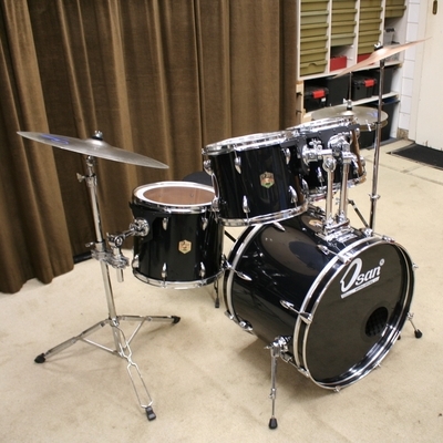 osan zwart beginners drumstel 22/10/12/14/14sn bekkenset