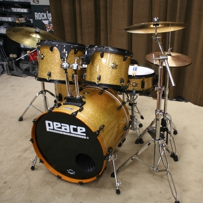 peace dna gold sparkle maple 22/12/13/16/14sn bekkenset