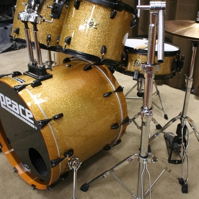 peace dna gold sparkle maple 22/12/13/16/14sn bekkenset