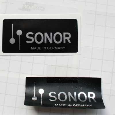 sonor stick on badge