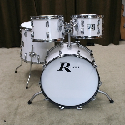 rogers white vintage shellset 22/12/13/16