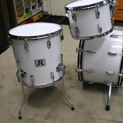 rogers white vintage shellset 22/12/13/16