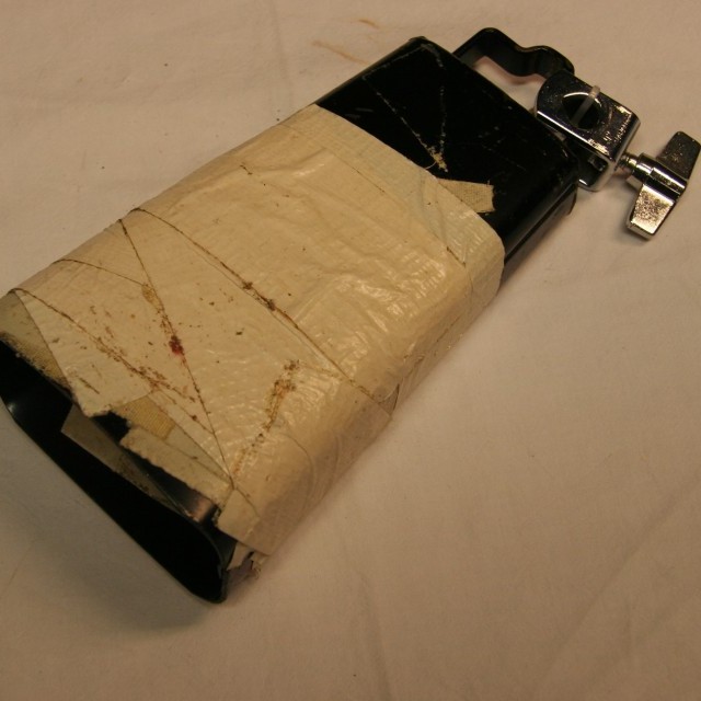 Cowbell 12 zwart 16,5 cm