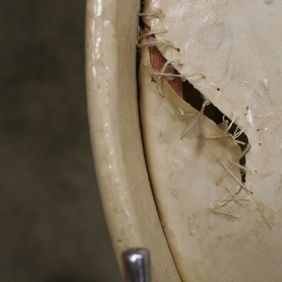 bassdrum 165 merkloos orange 19.5 x 14
